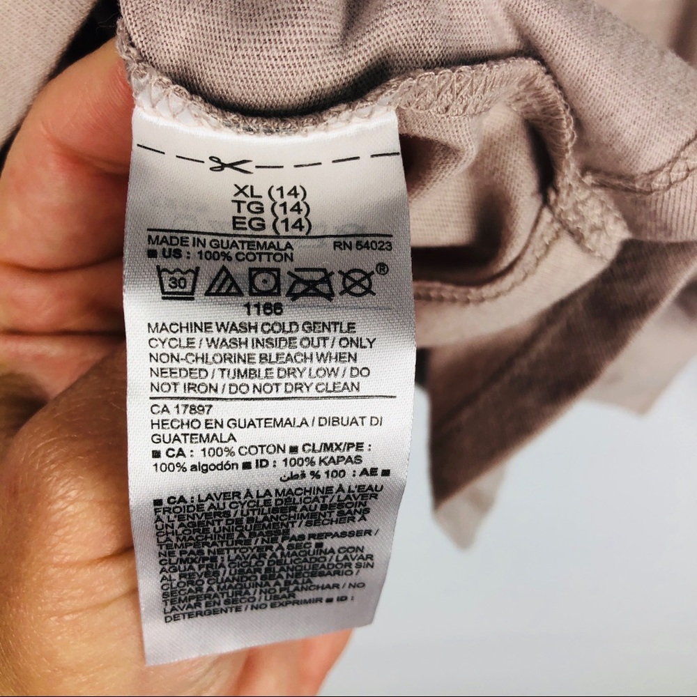 OLD NAVY | Long Sleeve Tan Shirt - Picture 4 of 5